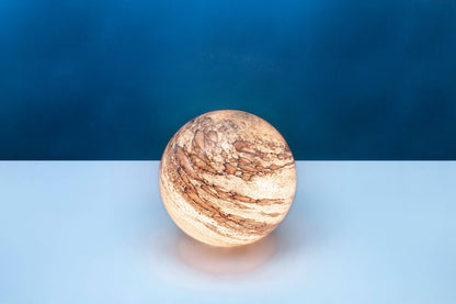 Mercury | Hand-blown Glass Table Lamp| 18cm Round