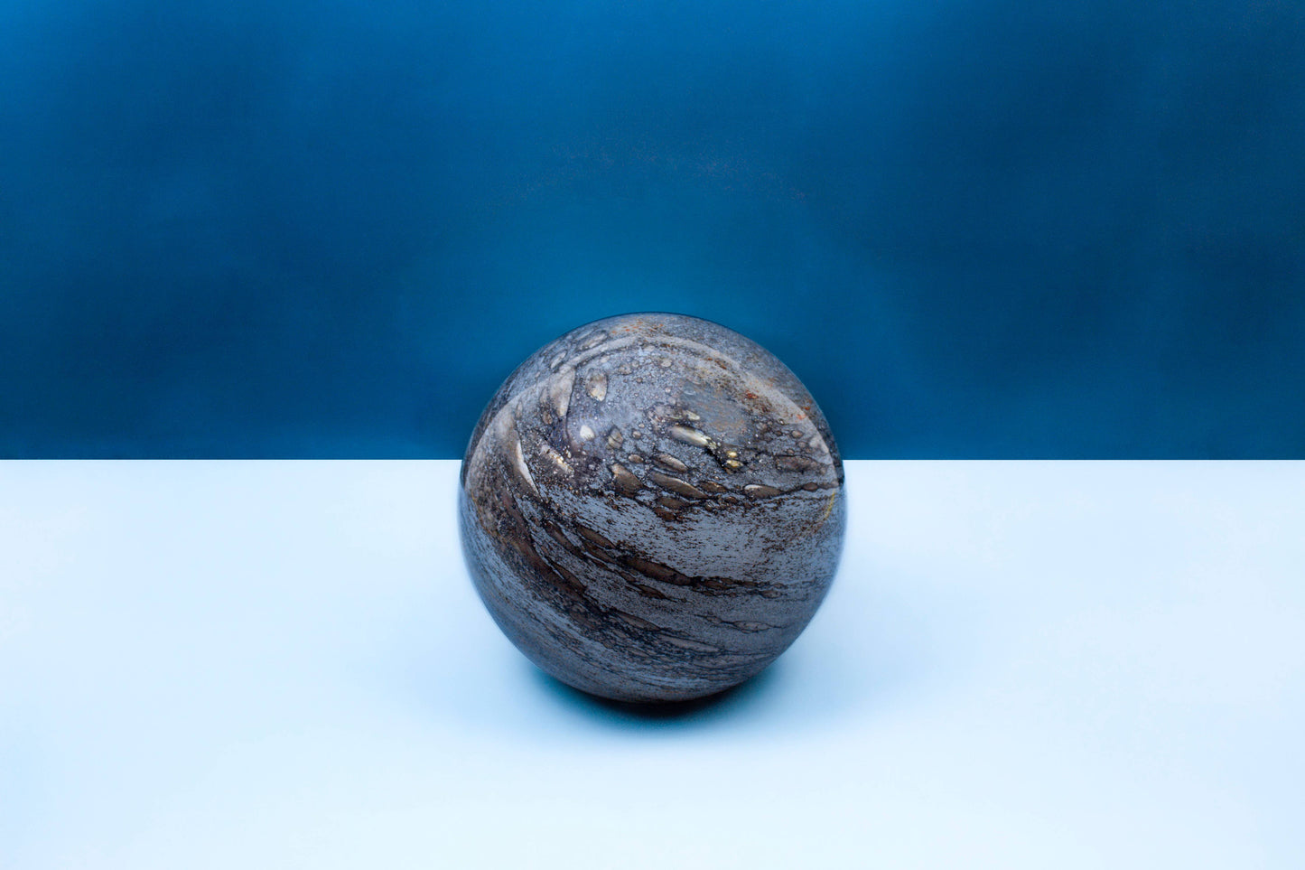Mercury | Hand-blown Glass Table Lamp| 18cm Round